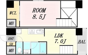 アークアベニュー梅田北の物件間取画像